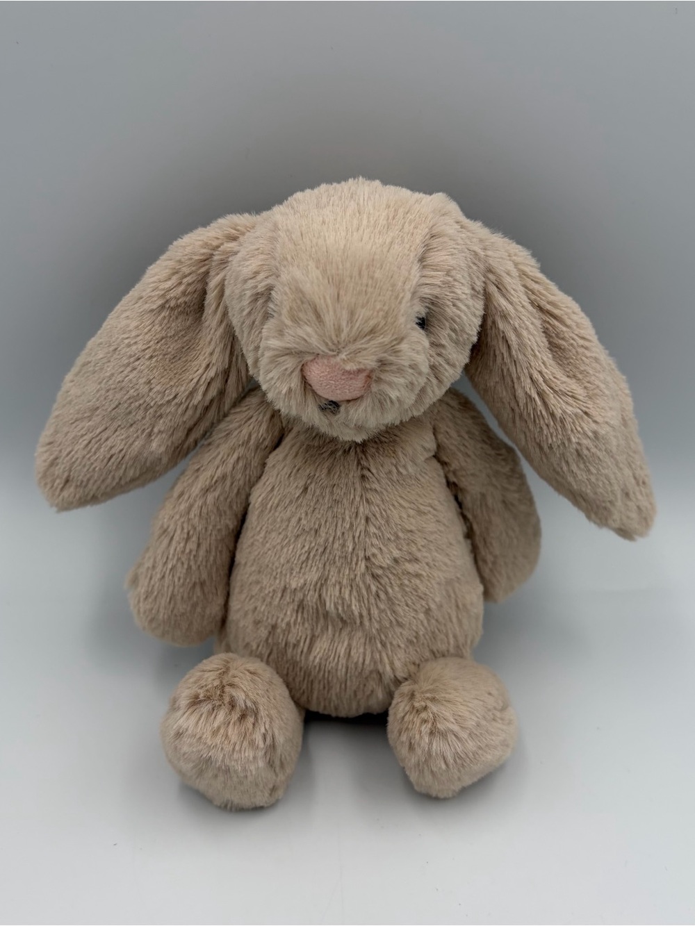 Jellycat Bashful Beige Bunny Plush Stuffed Animal Soft Fluffy Cute Rabbit 8"